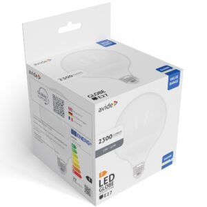 Avide Value LED G120 SMD Globe Opal E27 23W CW 6400K | BR (SKU:ALG120-E27-CW-23W) Gömb