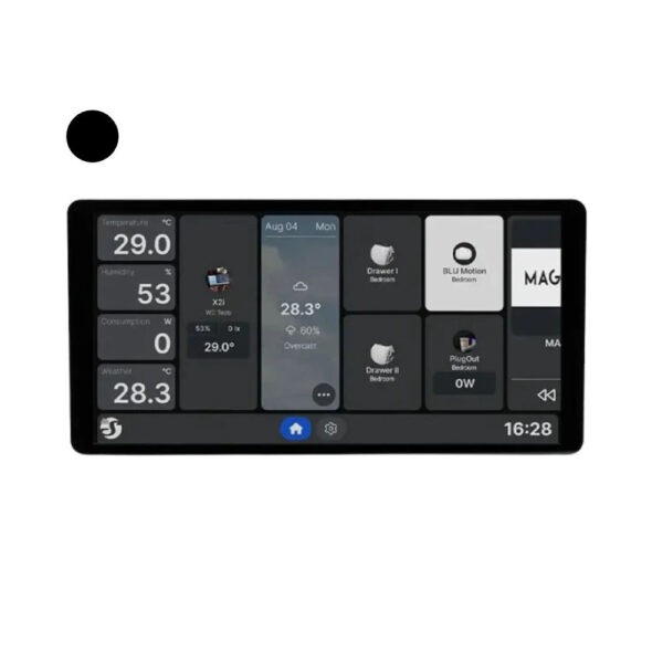 Shelly Wall Display X2i – fali vezérlőpanel és villanykapcsoló, Wi-Fi, Bluetooth, fekete Okosotthon Shelly Wall Display X2i – fali vezérlőpanel és villanykapcsoló, Wi-Fi, Bluetooth, fekete Okosotthon
