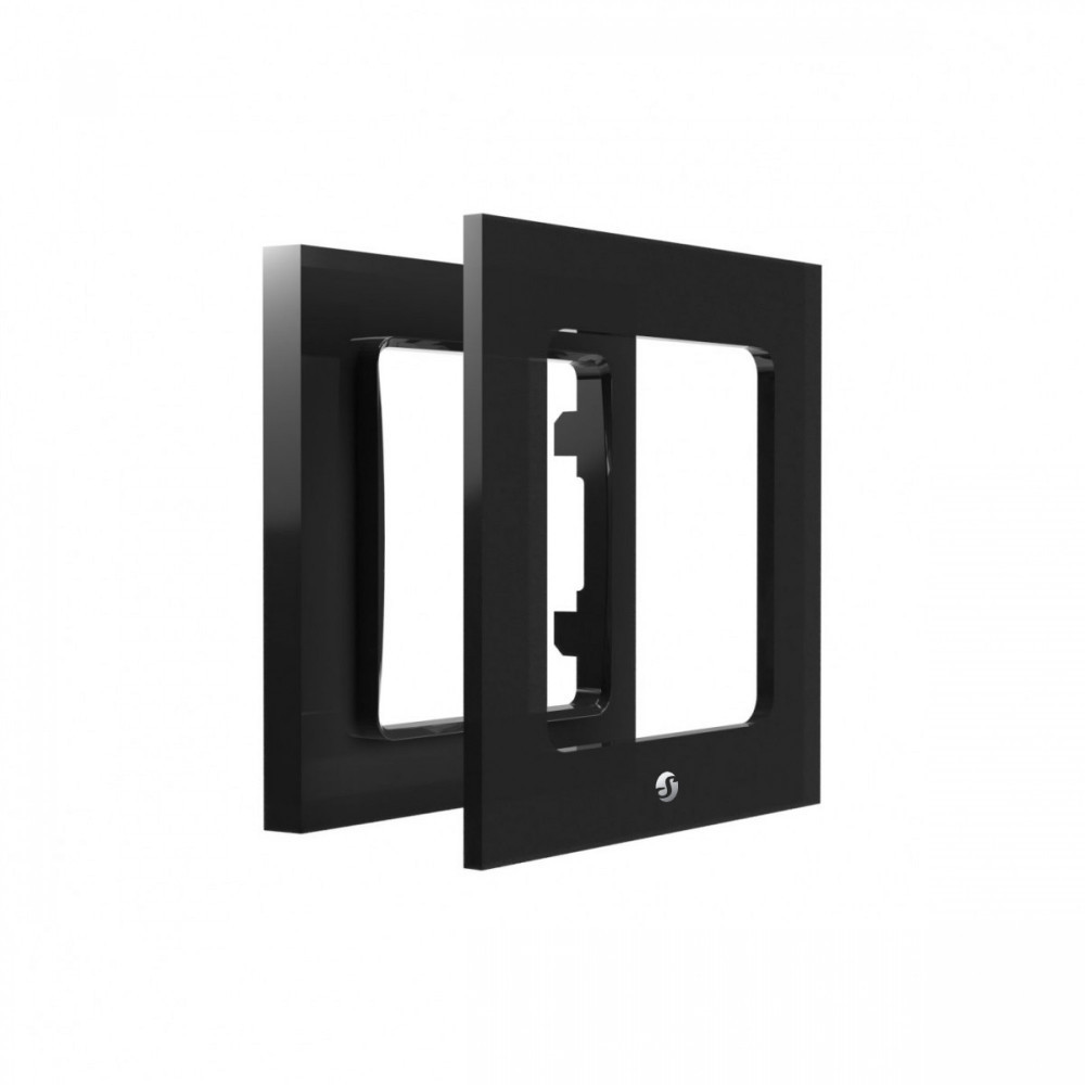Shelly Wall Switch sorolókeret, 1-es fekete üveg előlapos fali kapcsoló FG3800235266250 Shelly Wall Switch sorolókeret, 1-es fekete üveg előlapos fali kapcsoló FG3800235266250