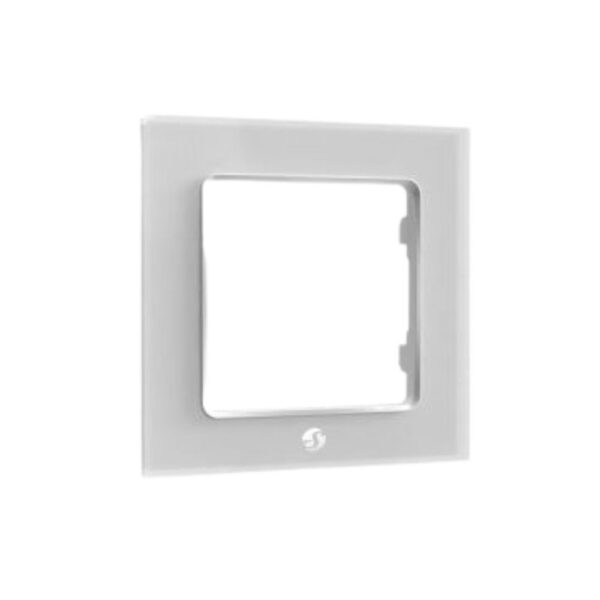 Shelly Wall Switch sorolókeret, 1-es fehér üveg előlapos fali kapcsoló FG3800235266229 Shelly Wall Switch sorolókeret, 1-es fehér üveg előlapos fali kapcsoló FG3800235266229