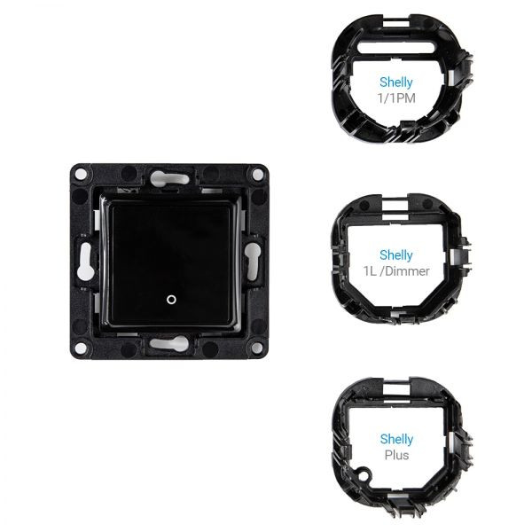 Shelly Wall Switch fali villanykapcsoló, 1 gombos fekete fali kapcsoló FG3800235266168 Shelly Wall Switch fali villanykapcsoló, 1 gombos fekete fali kapcsoló FG3800235266168