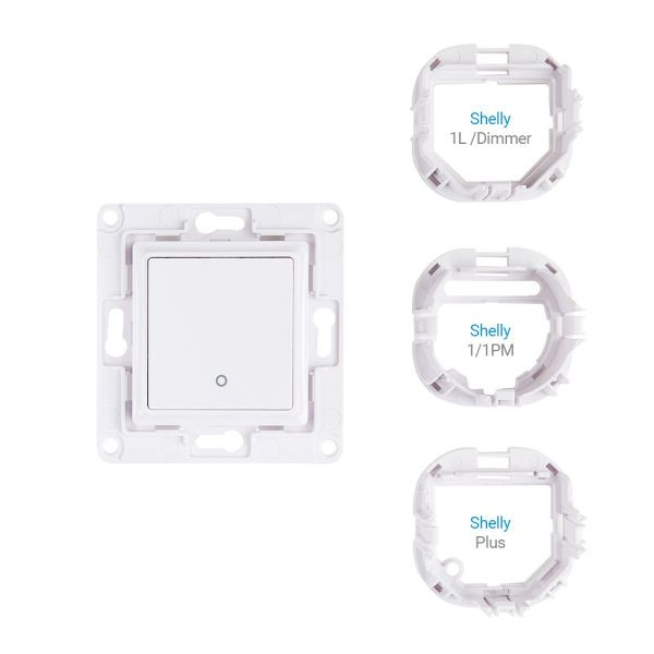 Shelly Wall Switch fali villanykapcsoló, 1 gombos fehér fali kapcsoló FG3800235266175 Shelly Wall Switch fali villanykapcsoló, 1 gombos fehér fali kapcsoló FG3800235266175