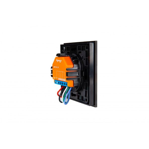 Shelly Wall Switch fali villanykapcsoló, 4 gombos fekete fali kapcsoló FG3800235266205 Shelly Wall Switch fali villanykapcsoló, 4 gombos fekete fali kapcsoló FG3800235266205