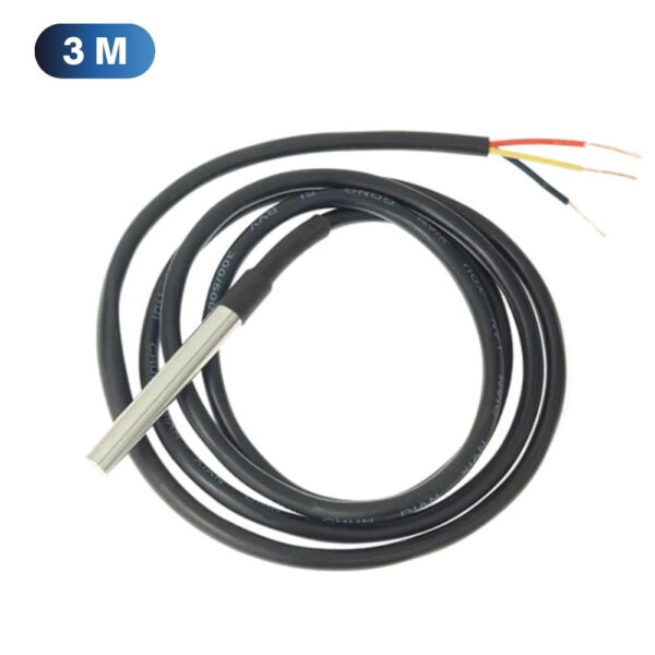 Shelly DS18B20 kül- és beltéri, vízálló hőmérő szenzor (3 méter vezetékkel) érzékelő FG3800235266403 Shelly DS18B20 kül- és beltéri, vízálló hőmérő szenzor (3 méter vezetékkel) érzékelő FG3800235266403
