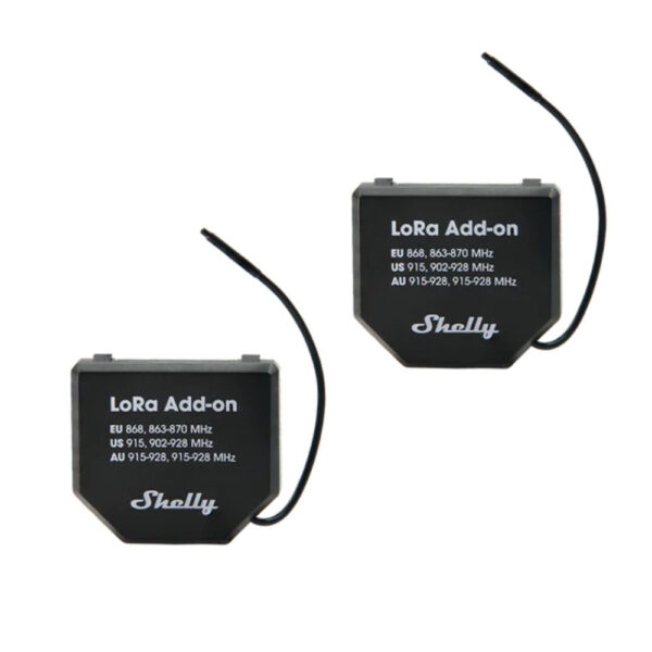Shelly LoRa Add-on nagy hatótávolságú kommunikációs bővítőmodul (2 db) LoRa modul FG3800238071677 Shelly LoRa Add-on nagy hatótávolságú kommunikációs bővítőmodul (2 db) LoRa modul FG3800238071677