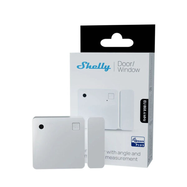 Shelly Wave Door/Window EU LR –  ajtó/ablak nyitás és fényérzékelő, Z-Wave, fehér érzékelő
