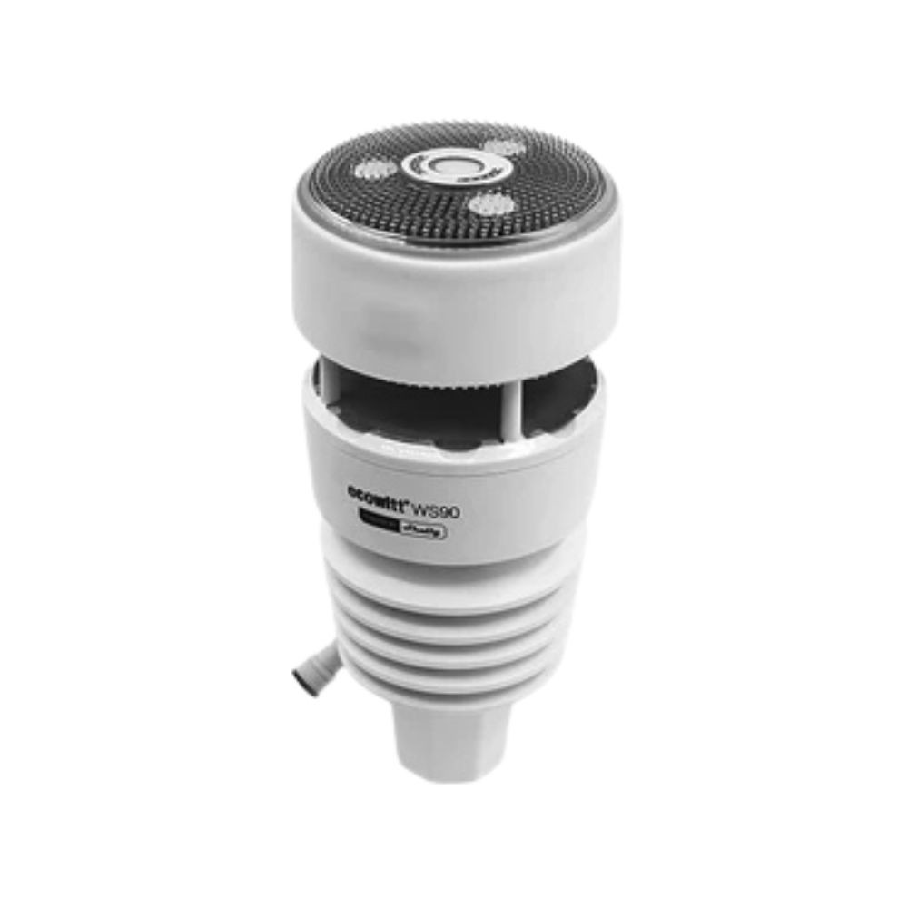 Shelly-Ecowitt WS90 7-in-1 weather station – 7 az 1-ben időjárás állomás, Bluetooth, Zigbee, fehér érzékelő Shelly-Ecowitt WS90 7-in-1 weather station – 7 az 1-ben időjárás állomás, Bluetooth, Zigbee, fehér érzékelő