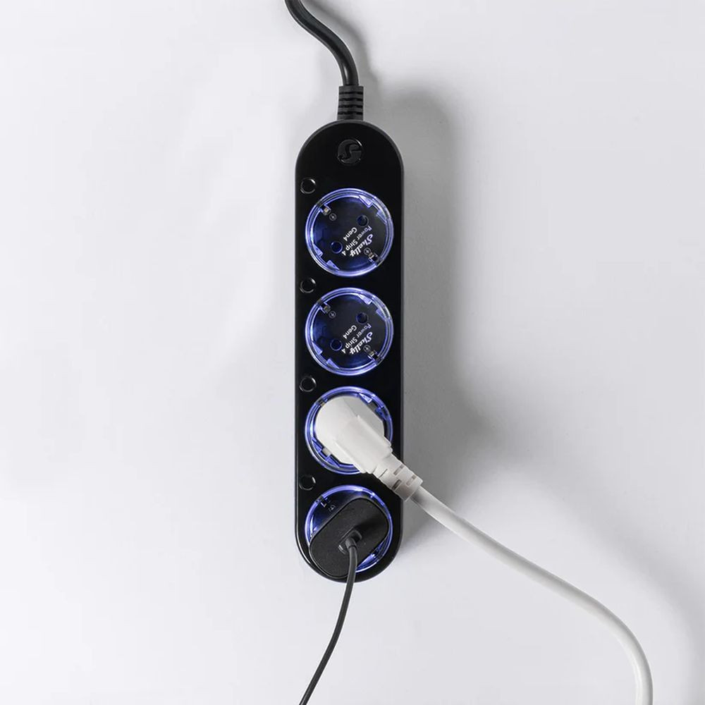 Shelly Power Strip 4 Gen4 – okos konnektor elosztó négy aljzattal, fogyasztásmérős, Wi-Fi, Zigbee, Matter, fekete fogyasztásmérő|konnektor / elosztó FG3800238070564 Shelly Power Strip 4 Gen4 – okos konnektor elosztó négy aljzattal, fogyasztásmérős, Wi-Fi, Zigbee, Matter, fekete fogyasztásmérő|konnektor / elosztó FG3800238070564