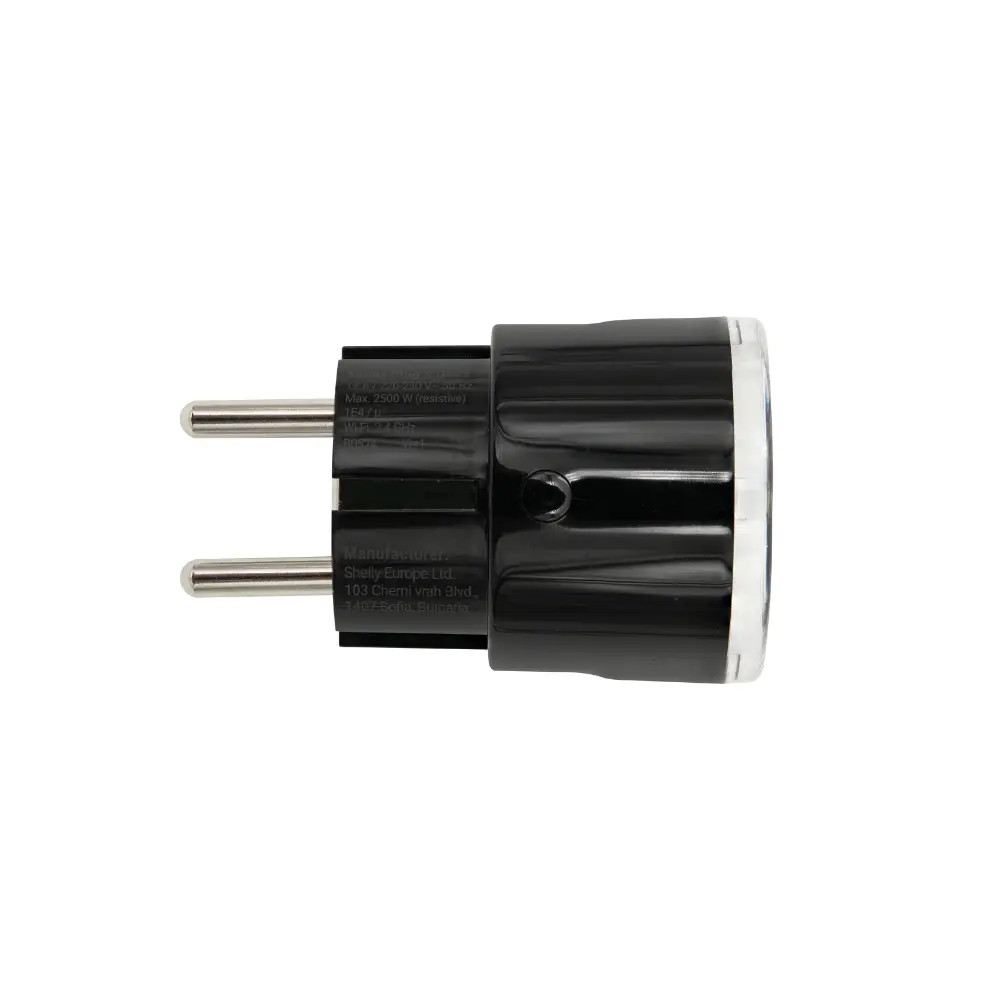 Shelly Wave Plug S – fogyasztásmérős okoskonnektor, Z-Wave LR, fekete fogyasztásmérő|konnektor / elosztó FG3800235269046 Shelly Wave Plug S – fogyasztásmérős okoskonnektor, Z-Wave LR, fekete fogyasztásmérő|konnektor / elosztó FG3800235269046
