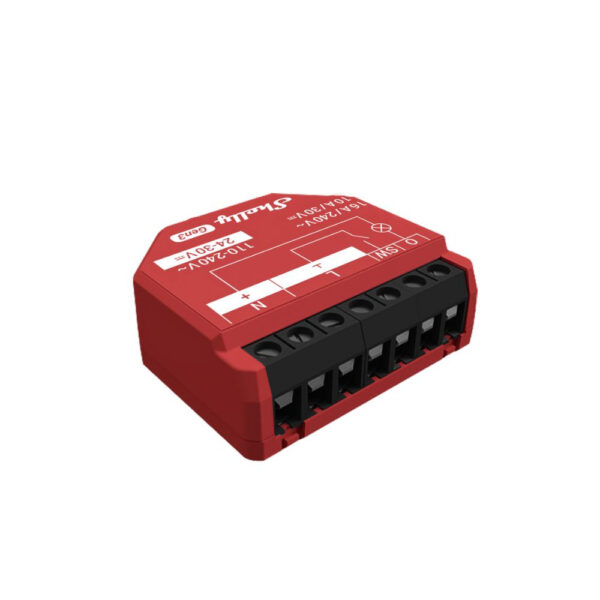 Shelly 1PM Gen3 Wi-Fi + Bluetooth okosrelé, áramfogyasztás-méréssel kapcsolórelé|fogyasztásmérő FG3800235261798 Shelly 1PM Gen3 Wi-Fi + Bluetooth okosrelé, áramfogyasztás-méréssel kapcsolórelé|fogyasztásmérő FG3800235261798