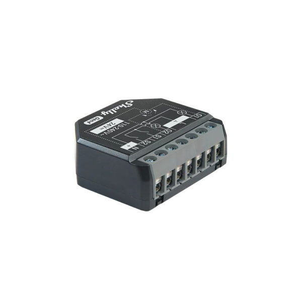 Shelly 2PM Gen4 WiFi + Bluetooth / Zigbee két áramkörös okosrelé, áramfogyasztás-méréssel, redőnyvezérléssel kapcsolórelé|redőnyvezérlés|fogyasztásmérő FG3800235261903 Shelly 2PM Gen4 WiFi + Bluetooth / Zigbee két áramkörös okosrelé, áramfogyasztás-méréssel, redőnyvezérléssel kapcsolórelé|redőnyvezérlés|fogyasztásmérő FG3800235261903
