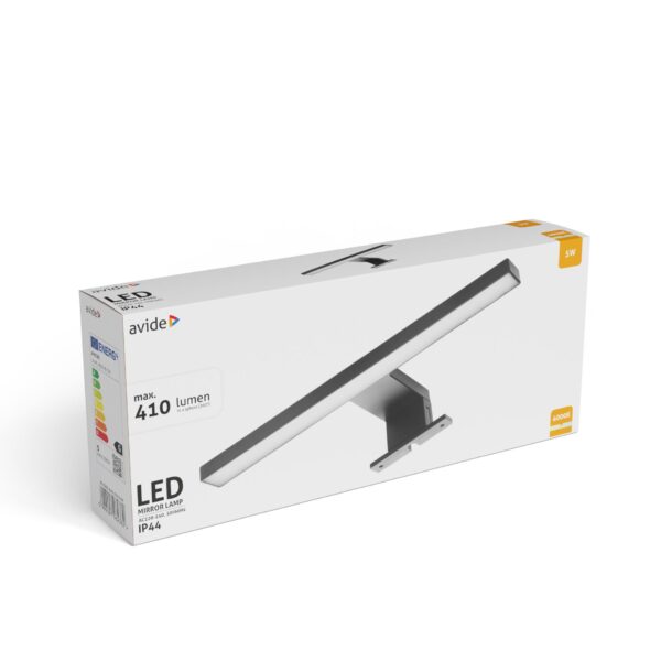 Avide LED Tükörvilágító Lámpa Szögletes Fekete Műanyag 300mm NW 4000K 5W IP44 | BR (SKU:ALML-B30-B-5W) Egyéb Avide LED Tükörvilágító Lámpa Szögletes Fekete Műanyag 300mm NW 4000K 5W IP44 | BR (SKU:ALML-B30-B-5W) Egyéb