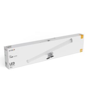 Avide LED Tükörvilágító Lámpa Kerek Króm Műanyag 500mm NW 4000K 7W IP44 | BR (SKU:ALML-R50-C-7W) Tükörvilágító