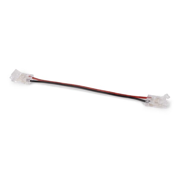 Avide C-LED Szalag 12-24V toldó, forr.mentes, fehér-2eres, 8mm/100mm (10 db-os csom.) | BR (SKU:ALSA-BSC10-2P-COBSMD-8MM-10) Egyszínű