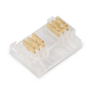 Avide C-LED Szalag 12-24V csatlakozó, forr.mentes, RGB+CCT-6 eres, 12mm (10 db-os csom.) | BR (SKU:ALSA-C-6P-COB-12MM-10) RGB+CCT