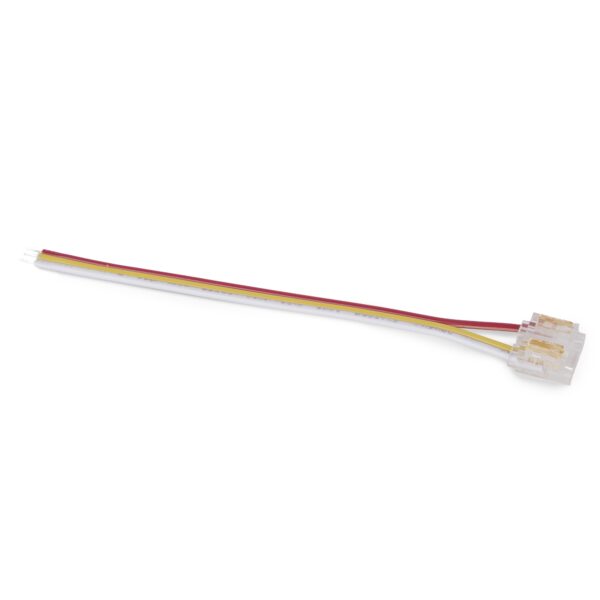 Avide C-LED Szalag 12-24V csatlakozó, forr.mentes, CCT-3 eres, 10mm/100mm (10 db-os csom.) | BR (SKU:ALSA-C10-3P-COB-10MM-10) CCT