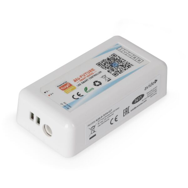 Avide LED szalag kiegészítő – TUYA CCT kontroller, alkalmas CLED és SMD szalaghoz – CCT | BR (SKU:ALSA-D-TUYA-CCT) CCT