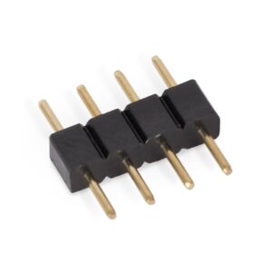 Avide LED Szalag 12-24V toldó, RGB-4 eres, 10mm (10 db-os csom.) | BR (SKU:ALSA-RGBPIN-5050-10MM-10) RGB