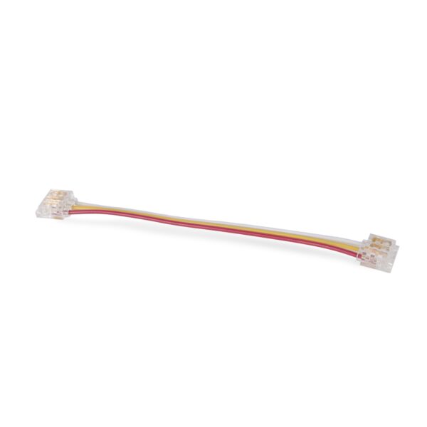 Avide LED Szalag 12-24V toldó, forr.mentes, CCT-3 eres, 10mm/100mm (10 db-os csom.) | BR (SKU:ALSA-SC10-3P-SMD-10MM-10) CCT