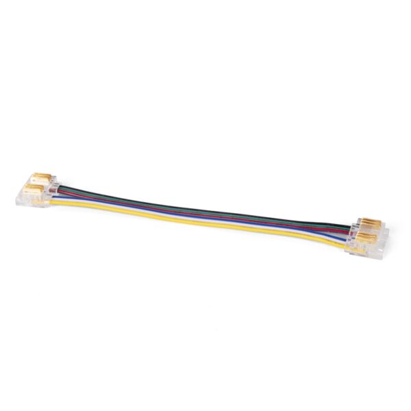 Avide C-LED Szalag 12-24V toldó, forr.mentes, RGB+CCT-6 eres, 12mm/100mm (10 db-os csom.) | BR (SKU:ALSA-SC10-6P-COB-12MM-10) RGB+CCT