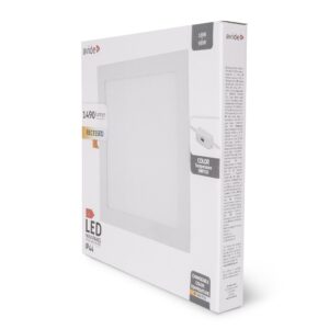 Avide LED Beépíthető Négyzetes Mennyezeti Lámpa ALU 18W CCT IP44/IP20 | BR (SKU:AMRPCCT-S-18W-ALU44) Négyzetes