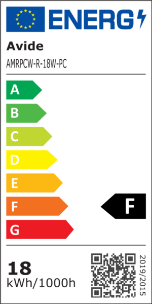 Avide LED Beépíthető Kerek Mennyezeti Lámpa Műanyag 18W CW 6400K | BR (SKU:AMRPCW-R-18W-PC) Kerek
