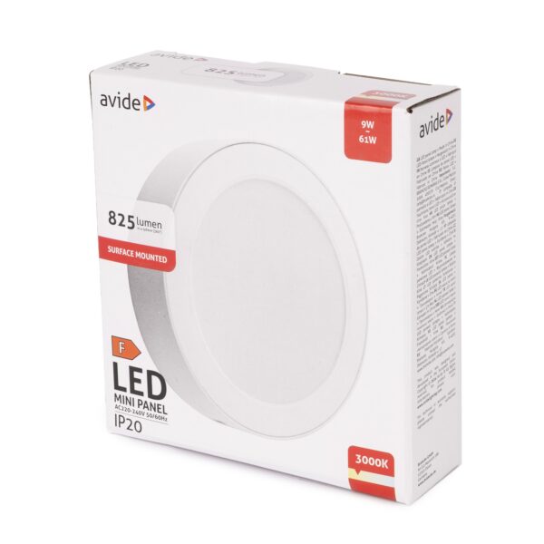 Avide LED Falra Szerelhető Kerek Mennyezeti Lámpa Műanyag 9W WW 3000K | BR (SKU:AMSPWW-R-9W-PC) Kerek Avide LED Falra Szerelhető Kerek Mennyezeti Lámpa Műanyag 9W WW 3000K | BR (SKU:AMSPWW-R-9W-PC) Kerek