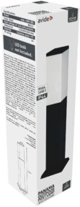 Avide kültéri álló lámpa Panama 1xE27 500mm IP44 Fekete | BR (SKU:AOLPE27-PAN-B) Álló lámpa