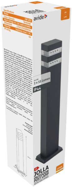 Avide kültéri álló lámpa Jolla LED 2W NW 500mm IP44 Antracit | BR (SKU:AOLPL-JL-NW-AN) Álló lámpa Avide kültéri álló lámpa Jolla LED 2W NW 500mm IP44 Antracit | BR (SKU:AOLPL-JL-NW-AN) Álló lámpa