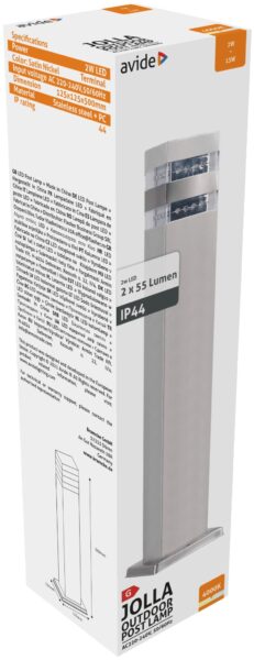 Avide kültéri álló lámpa Jolla LED 2W NW 500mm IP44 Szatén Nikkel | BR (SKU:AOLPL-JL-NW-SN) Kültéri lámpatestek Avide kültéri álló lámpa Jolla LED 2W NW 500mm IP44 Szatén Nikkel | BR (SKU:AOLPL-JL-NW-SN) Kültéri lámpatestek