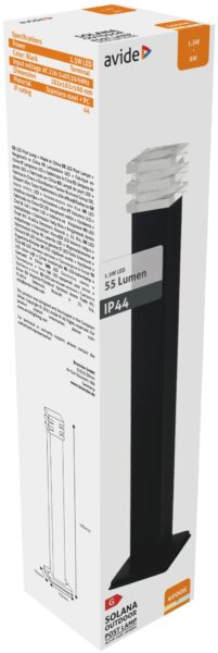 Avide kültéri álló lámpa Solana LED 1.5W NW 500mm IP44 Fekete | BR (SKU:AOLPL-SOL-NW-B) Kültéri lámpatestek Avide kültéri álló lámpa Solana LED 1.5W NW 500mm IP44 Fekete | BR (SKU:AOLPL-SOL-NW-B) Kültéri lámpatestek