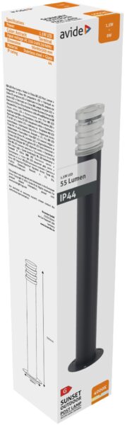 Avide kültéri álló lámpa Sunset LED 1.5W NW 500mm IP44 Antracit | BR (SKU:AOLPL-SUN-NW-AN) Álló lámpa Avide kültéri álló lámpa Sunset LED 1.5W NW 500mm IP44 Antracit | BR (SKU:AOLPL-SUN-NW-AN) Álló lámpa