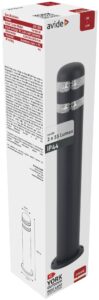 Avide kültéri álló lámpa York LED 2W WW 500mm IP44 Antracit | BR (SKU:AOLPL-YK-WW-AN) Álló lámpa