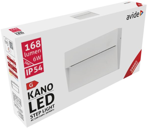 Avide kültéri lépcső lámpa Kano LED 6W WW IP54 180mm | BR (SKU:AOLS6WW-KAL) Importált Avide kültéri lépcső lámpa Kano LED 6W WW IP54 180mm | BR (SKU:AOLS6WW-KAL) Importált