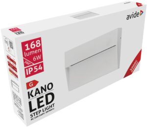 Avide kültéri lépcső lámpa Kano LED 6W WW IP54 180mm | BR (SKU:AOLS6WW-KAL) Lépcső lámpa