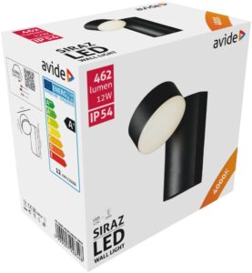Avide kültéri fali lámpa Siraz LED 12W NW IP54 | BR (SKU:AOLW12WLED-SIRAZ) Integrált LED