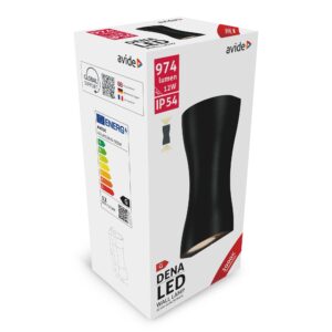 Avide kültéri fali lámpa Dena LED 12W WW IP54 | BR (SKU:AOLW12WW-DENA) Integrált LED