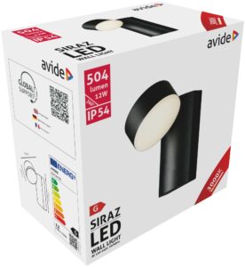 Avide kültéri fali lámpa Melbourne LED antracit 6W WW IP65 | BR (SKU:AOLW6WW-MELB) Integrált LED