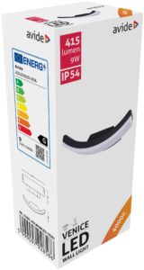 Avide kültéri fali lámpa Venice LED 9W NW IP54 | BR (SKU:AOLW9WLED-VEND) Integrált LED