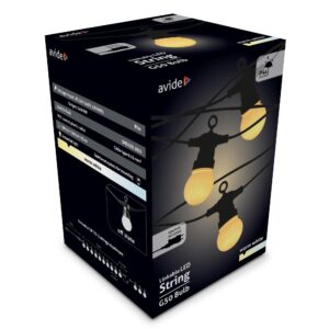 Avide Kültéri Füzér 5m WW Sorolható | BR (SKU:AOS10LE40L-WW) Füzérek