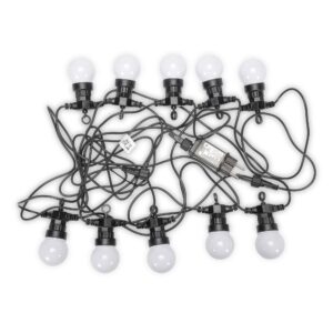 Avide Kültéri Füzér 5m RGB Sorolható Távirányítóval *Sérült Csomagolás* | BR (SKU:AOS10LE40LR-RGB-SCS) Füzérek