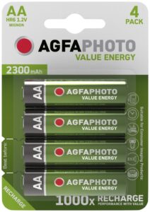 AgfaPhoto Akkumulátor Ceruza 2300mAh B4 | BR (SKU:AP2300B4) Akkumulátorok, töltők