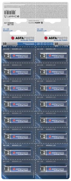 AgfaPhoto Alkáli Ceruza Elem AA Kartella B16 | BR (SKU:APAAAK16) Power