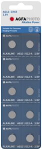 AgfaPhoto Gombelem Alkáli AG12 LR43 B10 | BR (SKU:APAG12B10) Alkáli