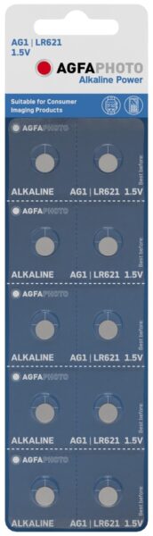 AgfaPhoto Gombelem Alkáli AG1 LR621 B10 | BR (SKU:APAG1B10) Alkáli AgfaPhoto Gombelem Alkáli AG1 LR621 B10 | BR (SKU:APAG1B10) Alkáli