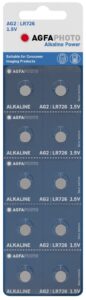 AgfaPhoto Gombelem Alkáli AG2 LR726 B10 | BR (SKU:APAG2B10) Alkáli