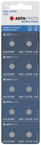 AgfaPhoto Gombelem Alkáli AG5 LR754 B10 | BR (SKU:APAG5B10) Alkáli