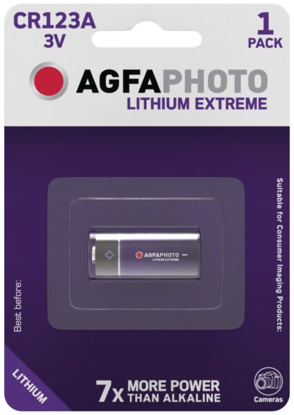 AgfaPhoto Lithium Fotóelem CR123A B1 | BR (SKU:APCR123A) Elemek