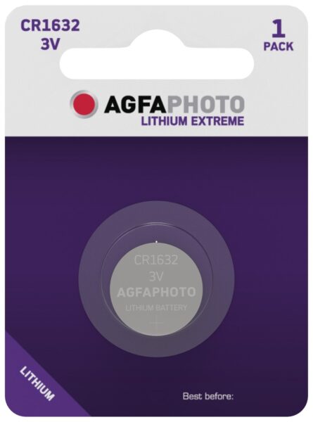 AgfaPhoto Lithium Gombelem CR1632 B1 | BR (SKU:APCR1632) Elemek