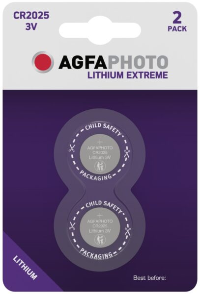 AgfaPhoto Lithium Gombelem CR2025 B2 | BR (SKU:APCR2025B2) Elemek